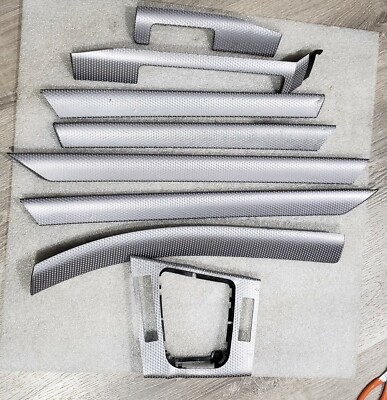 E46 Cubic Silver OEM BMW 1997-2005 E46 SILVER CUBE DASHBOARD TRIM