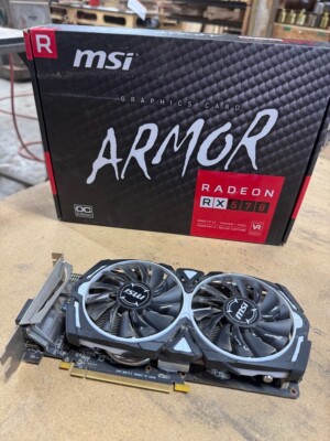 MSI AMD Radeon RX 570 8GB OC edition GDDR5 Graphics 【中古】MSI