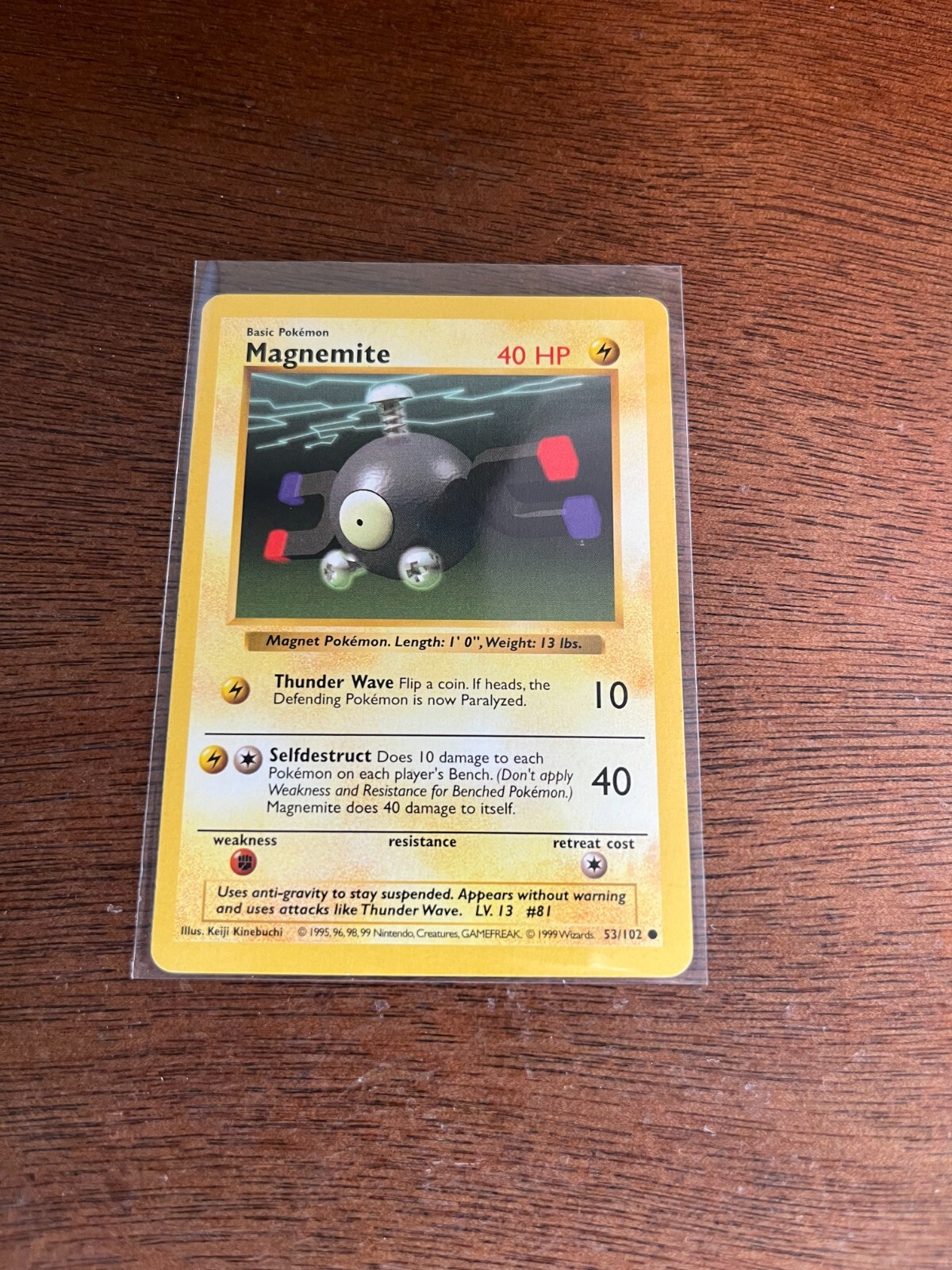 Magnemite 53/102 Base Set 1st Edition Shadowless - Pokemon TCG