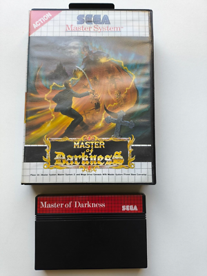 Master Of Darkness Sur Sega Master System - Complet Avec Boîte Et Notice, Quasi Neuf