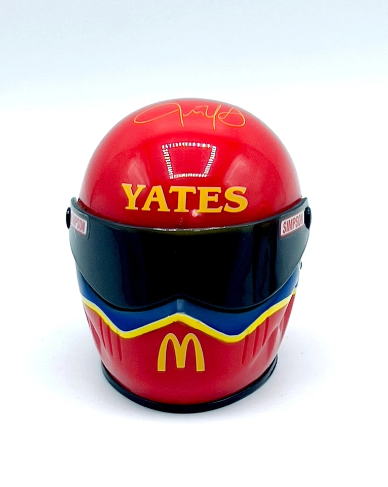 Minicasco RARO Simpson Signature Edition NHRA Jim Yates McDonald's Foto 2 de 4