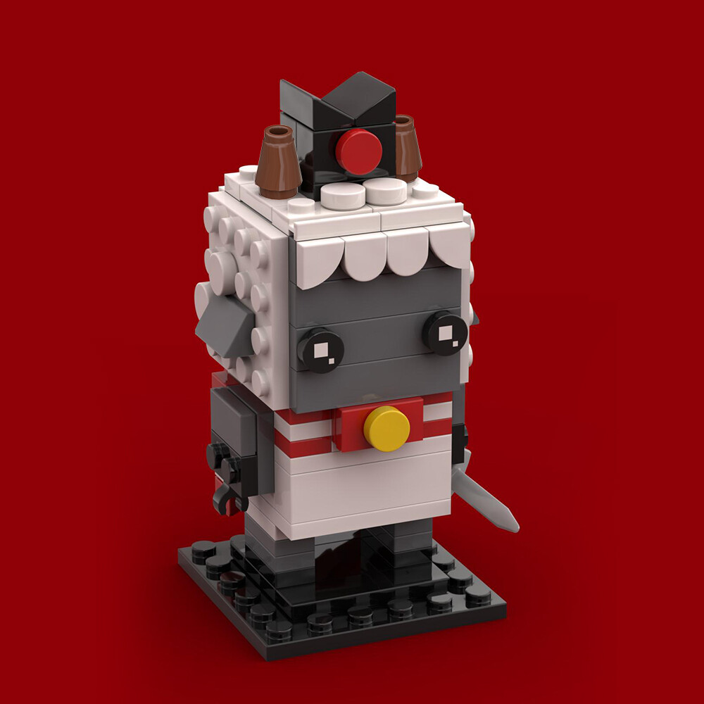 Custom MOC: C9153 Playable Character in a Video Game Building Kit