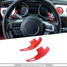  Red Steering Wheel Shift Extended Paddle Shifter For Ford Mustang 15 Aluminum