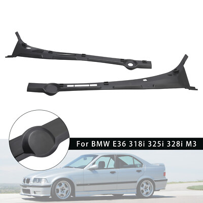 L+R Abdeckung Windlauf Spritzschutz Windabweiser 51711960843 44 für BMW E36