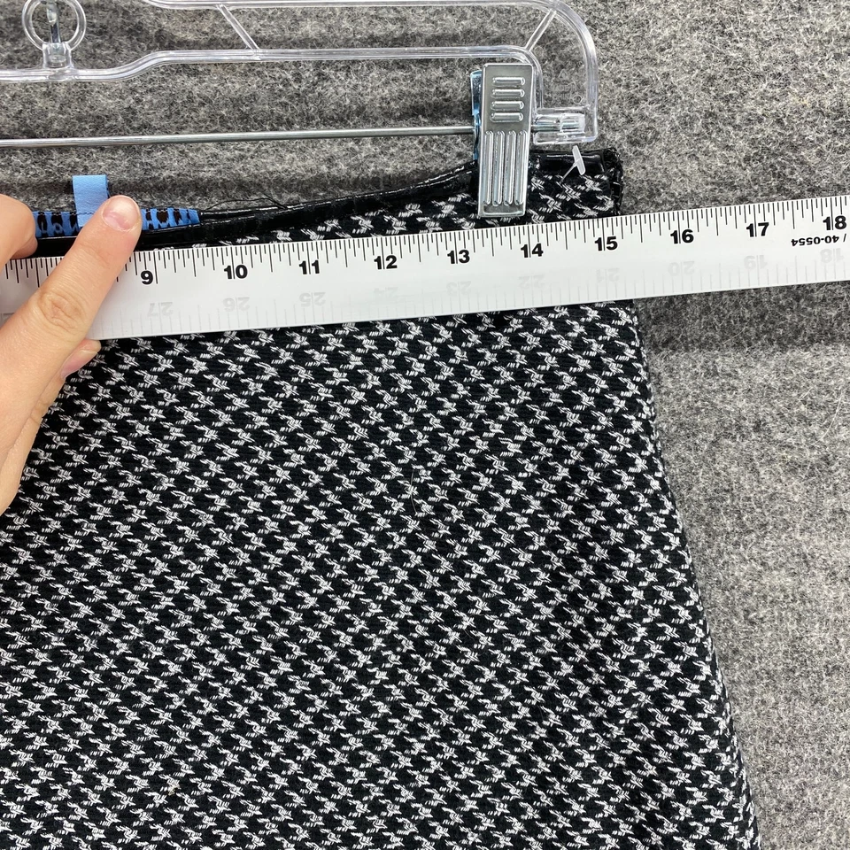 Юбка женская Antonio Melani 4 черная геометрическая трапециевидная с подкладкой миди молния средняя посадка - Изображение 3 из 4