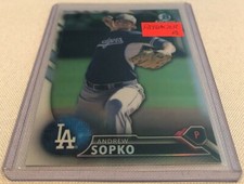 2016 Bowman Chrome Baseball Andrew Sopko Los Angeles Dodgers Refractor #BDC-194