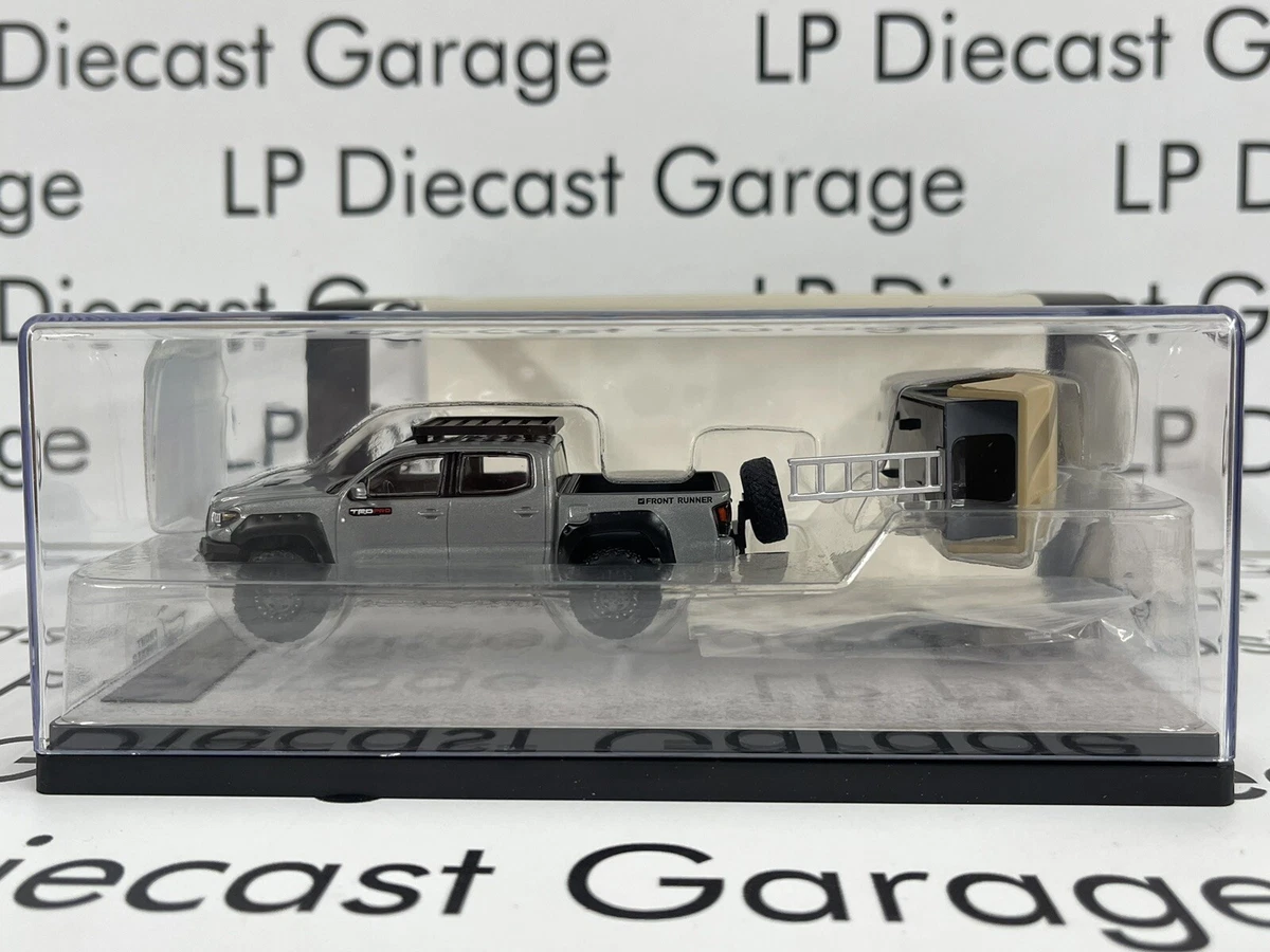 GCD Toyota Tacoma TRD PRO Cement Grey Overland Front Runners 1:64 Diecast NEW