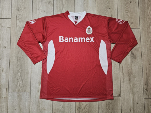 DEPORTIVO TOLUCA 2008 HOME FOOTBALL SHIRT SOCCER JERSEY LONG  XL - Picture 1 of 9
