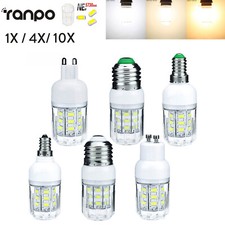7w Led Corn Light Bulbs Clear pc shell Halogen Lampada Beam angle 12v B22 27 smd