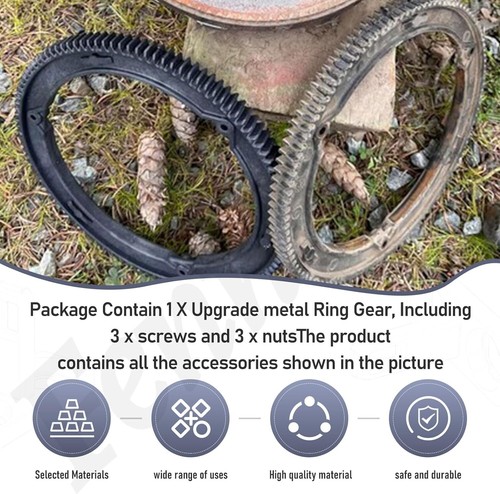 High-Quality Ring Gear Compatible with B & S 40 44 45 - Includes Screws and Nuts - Picture 5 of 9