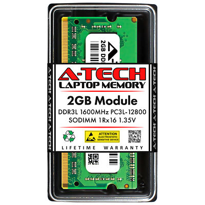 2GB DDR3-1600 SODIMM Kingston ASU16D3LFS1KBG/2G Equivalent Laptop