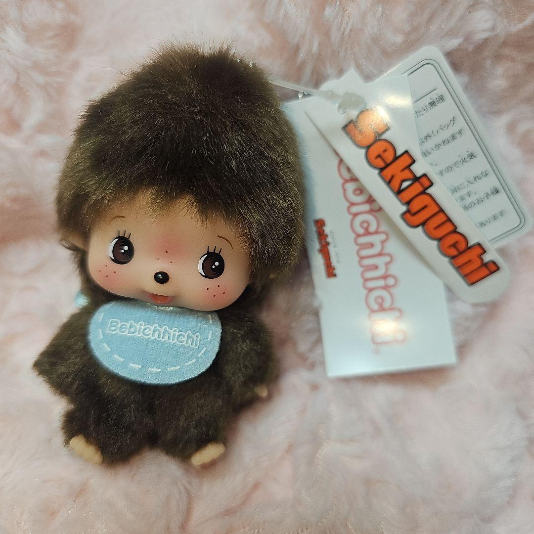 Sekiguchi Bebichhichi Plush Mascot Keychain – Big Face SS Size Boy