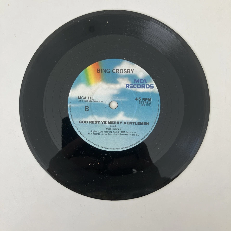 Bing Crosby - White Christmas 1942 Pop Soundtrack 7” MCA Records Top Condition Foto 4 de 4