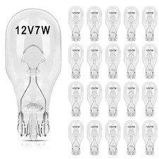 20 Pcs 12v 7w Landscape Light Bulbs T5 Low Voltage Light Bulbs 12 Volt For H...