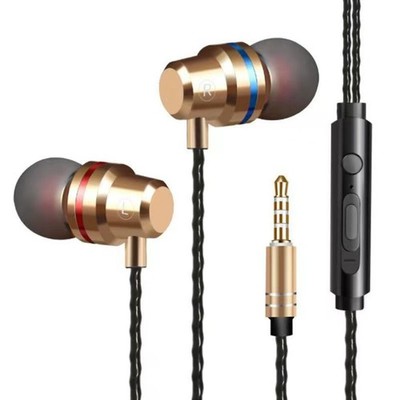 HIFI Bass Wired Earbuds Headset In-Ear Earphone Headphone MIC 3.5MM/Type-C