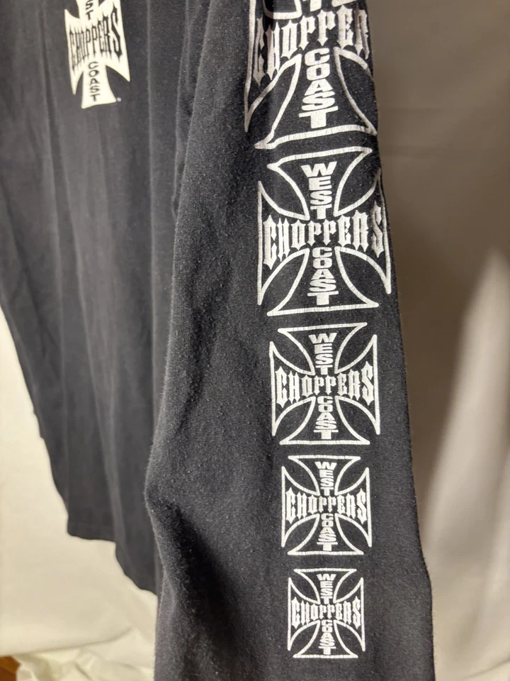 West Coast Choppers Vintage Long Sleeve JESSE JAMES | SIZE L - Image 2 of 4