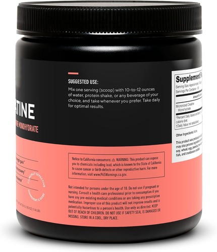 Micronized Creatine Monohydrate Powder Muscle Gain & Post Workout Recovery - Picture 5 of 8