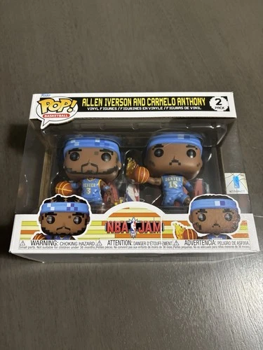 Funko Pop Vinyl Figure Allen Iverson Carmelo Anthony NBA Jam 2 Pack #97227