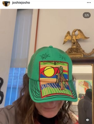 RARE‼️ Supreme SS25' Reaper Mesh-Back 6 Josh Smith Panel Hat