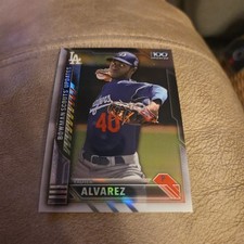 2016 Bowman Chrome ~ YADIER ALVAREZ Scouts Top 100 #BSU-YA Dodgers