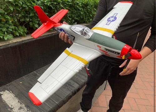 P51 Mustang Combat Aircraft RC Plane 29.5" Large Remote Control Drone Adult Toys - Picture 3 of 14