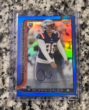 2025 Andres Borregales Topps Chrome RC AUTO RRA-ABO Blue Refractor /150