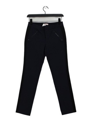 Rebecca Taylor Damen Hose M blau Polyamid mit Elasthan gerade Capri