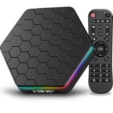 BL Android TV Box 12.0, 6K 4K, 4GB RAM 64GB ROM, Android TV 2025 WiFi