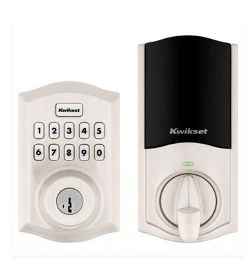 Kwikset  HomeConnect 620 Smart Lock Z-wave in Satin Nickel Open Box New