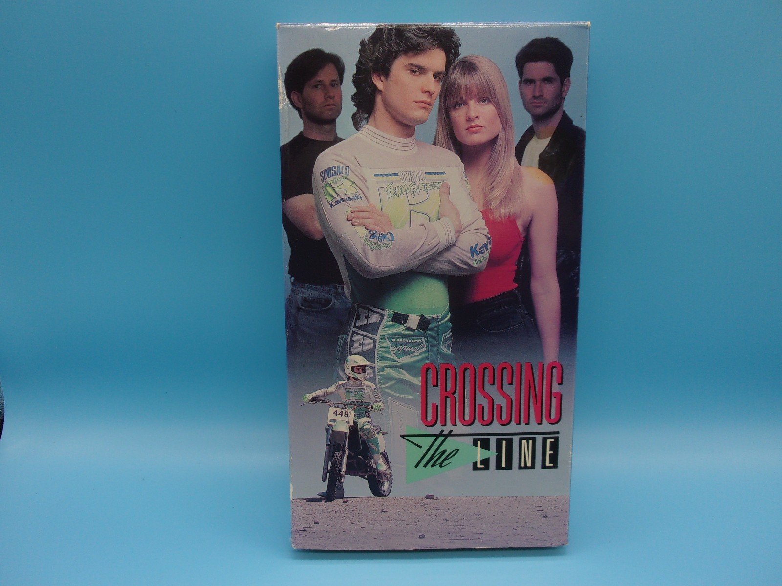 CROSSING THE LINE ( VHS 1990 RCA ) ORIGINAL VERY HARD TO FIND COLLECTIBLE VIDEO