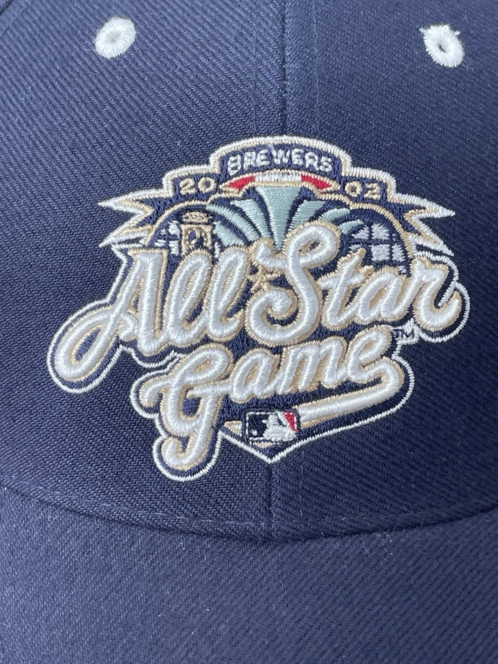 GORRA GORRA MILWAUKEE BREWERS 2002 MLB ALL STAR GAME TWINS ENTERPRISE NUEVA CON ETIQUETAS CORREA TRASERA Foto 2 de 4