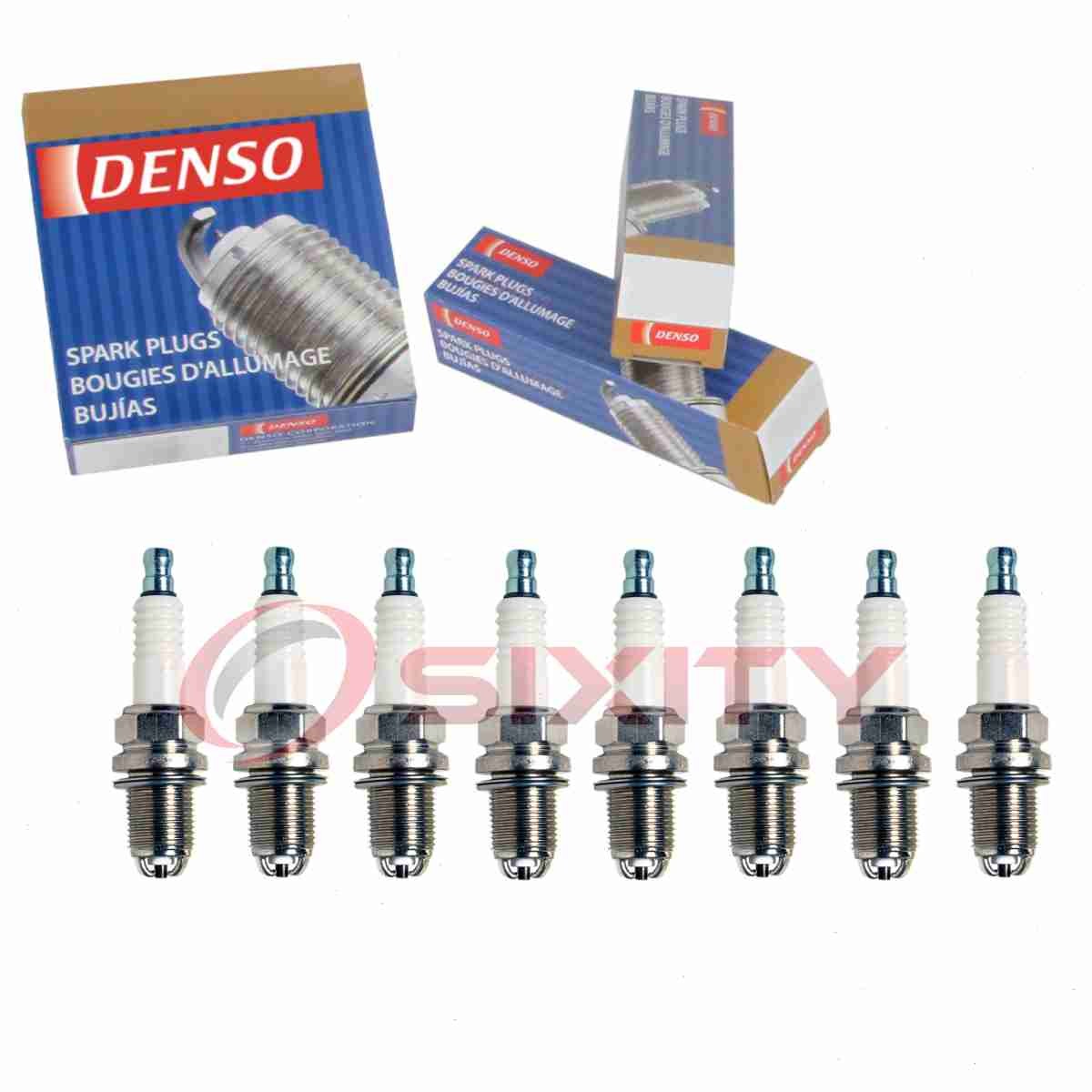 8 pc Denso Standard Spark Plugs for 2004-2007 Volkswagen Touareg 4.2L V8 zr