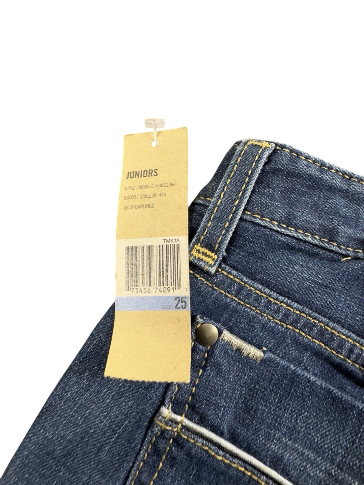 Vintage DKNY JEANS Soho Bootcut Flare Medium Wash Blue Denim Pants Y2K image 8