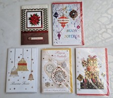 Lotto n. 5 Biglietti Auguri Natale