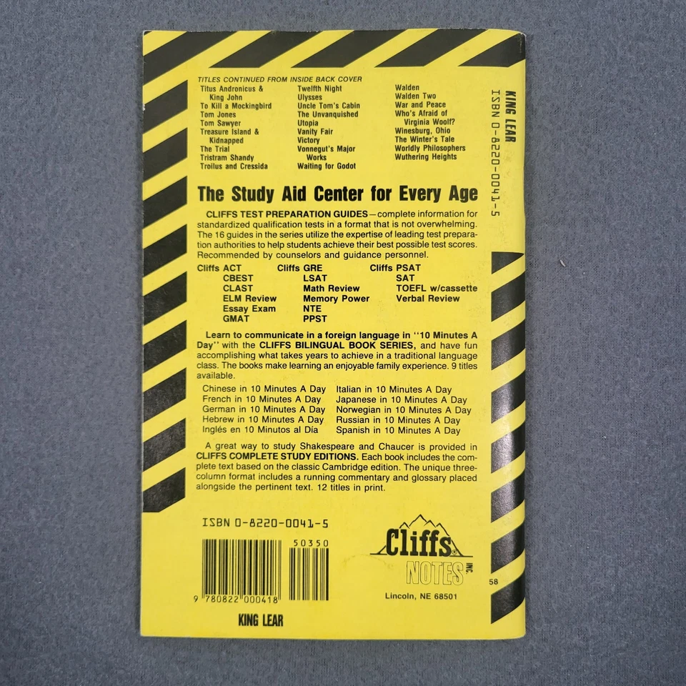 VTG Cliff Notes Shakespeare Dostoevsky Austen Huxley Lot of 6 Paperback Books - Image 4 of 4