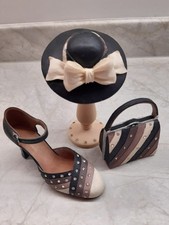 Leonardo Miniature shoe, handbag, hat. Just the Right Shoe style
