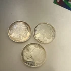 United States Mint American Buffalo 3x 1 oz .999 Fine Silver Rounds (3 oz)