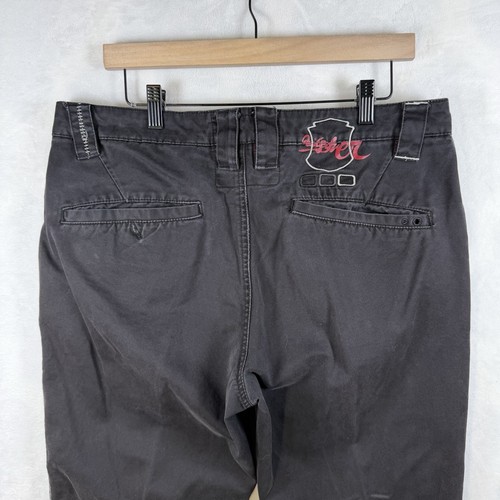 Quiksilver, Vintage Quiksilver Chino Pants Faded Black 34x28