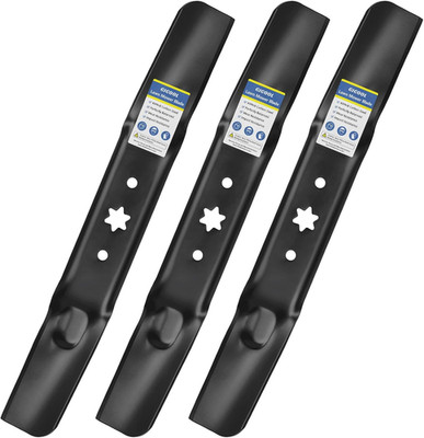 942-05056A Mower Blades with 【6 Star Hole】 for 54'' Mtd/Cub Cadet/Troy-Bilt Deck,