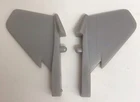 Transformers G1 Original Vintage STARSCREAM Rear Wing Rudder Fins Pair Parts Lot