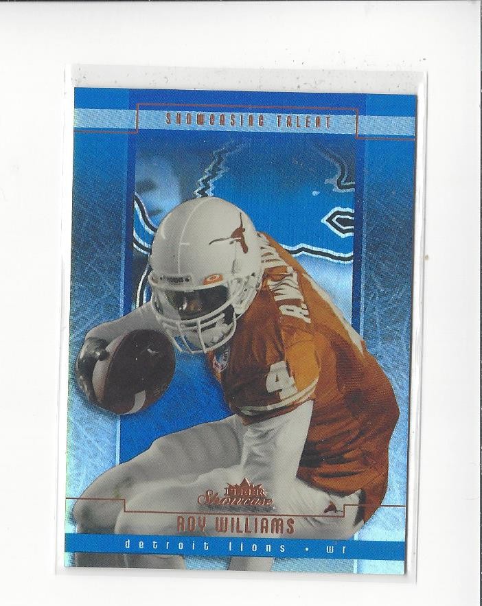 Roy Williams Fleer Showcase #117 Base