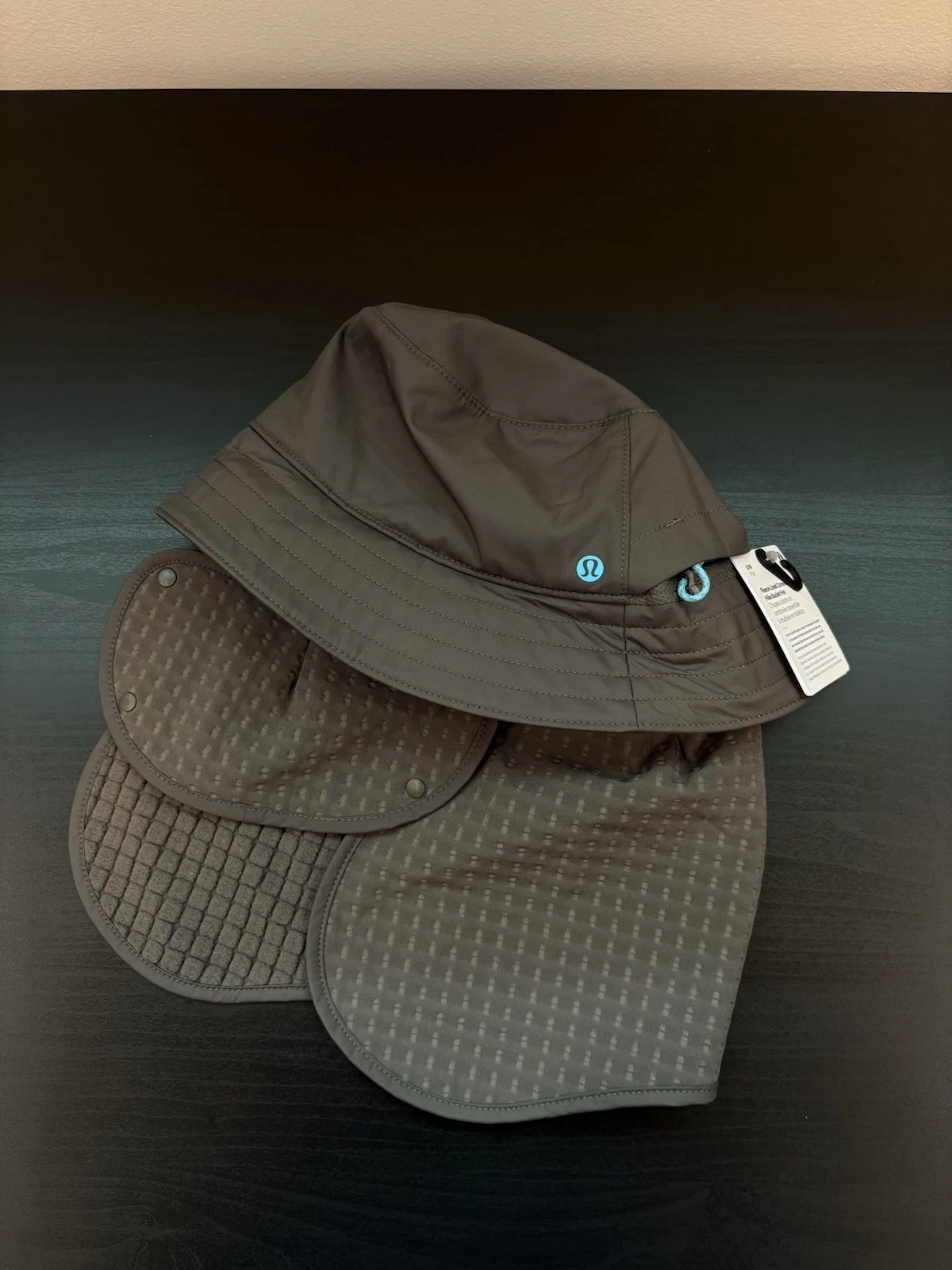Lululemon Fleece-Lined Convertible Hiking Bucket Hat COBN S/M NWT