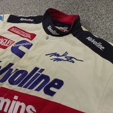 VTG Mark Martin Jacket Mens L Jeff Hamilton NASCAR Valvoline Racing Car 6 90s
