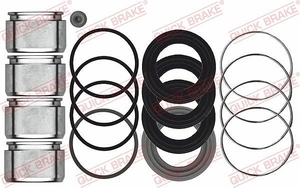 Quick Brake Reparatursatz, Bremssattel Vorderachse U.A. FüR Lexus, Mitsubishi-image