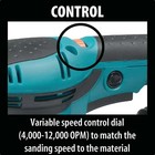 Makita BO5041 Electric Orbital Sander - Blue — photo 5
