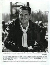 1989 Press Photo Brad Johnson stars as pilot in the motion picture "Always"