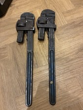 Record 18” Stilsons/ Pipe Wrenches X3,  Price Is For 1 Wrench. Good Condition
