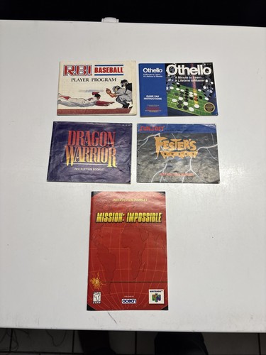 NINTENDO VINTAGE NE MANUAL/ BOOK Lot