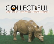 BRITAINS - ZOO ANIMAL SERIES - RHINO CALF - VINTAGE LEAD FIGURE *NICE*🔥 218