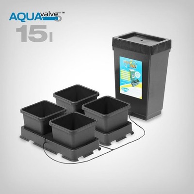 Autopot easy2grow Bewässerungsset 4x15L + 47L Tank - stromlos, AQUAvalve5